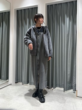 「アイテム（ワンピース/ドレス）」を使った、karinさん（レディース・165cm）の秋コーディネート