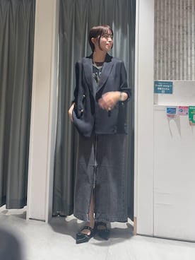 「DouDou（ドゥドゥ）のアイテム（ワンピース/ドレス）」を使った、karinさん（レディース・165cm）の春コーディネート