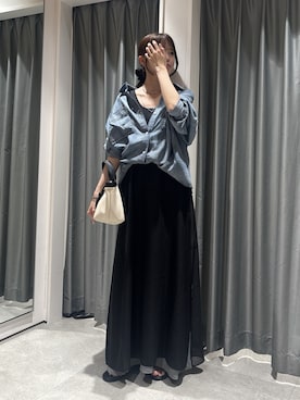 「DouDou（ドゥドゥ）のアイテム」を使った、karinさん（レディース・165cm）の春コーディネート