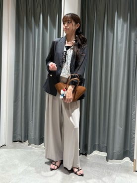 「アイテム（ジャケット/アウター）」を使った、karinさん（レディース・165cm）の夏コーディネート