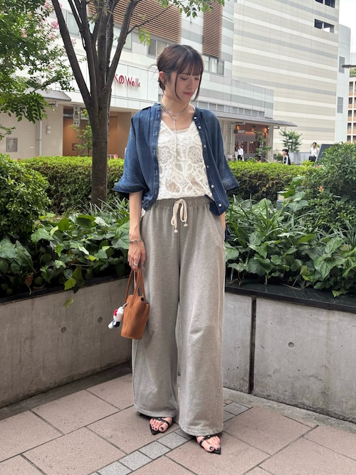 ドロストスウェットパンツ