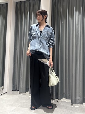 「DouDou（ドゥドゥ）のアイテム」を使った、karinさん（レディース・165cm）の春コーディネート