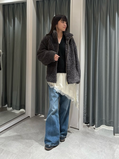 【インフルエンサーOKOCHI企画】ボアブルゾン