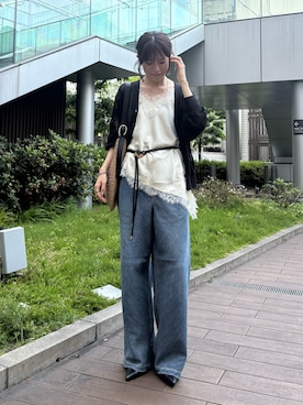 「DouDou（ドゥドゥ）のアイテム」を使った、karinさん（レディース・165cm）の春コーディネート