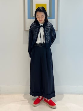 「BEAMS BOY（ビームスボーイ）のアイテム」を使った、鈴木 ひかるさん（レディース・159cm）の夏コーディネート