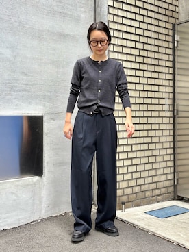 「アイテム（ドレスシューズ）」を使った、鈴木 ひかるさん（レディース・159cm）の秋コーディネート