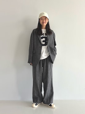 鈴木 ひかるさん（レディース・159cm）の秋コーディネート