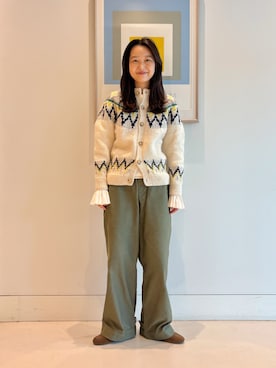 「アイテム（ドレスシューズ）」を使った、鈴木 ひかるさん（レディース・159cm）の秋コーディネート