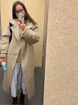 「JOURNAL STANDARD relume（ジャーナルスタンダード　レリューム）のアイテム（ワンピース/ドレス）」を使った、ももさん（レディース・160cm）の冬コーディネート