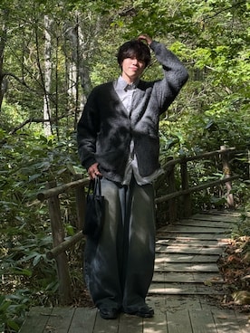 「アイテム（パンツ）」を使った、Kanjiさん（メンズ・179cm）の秋コーディネート