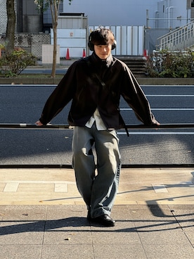 「アイテム（シューズ）」を使った、Kanjiさん（メンズ・179cm）の秋コーディネート