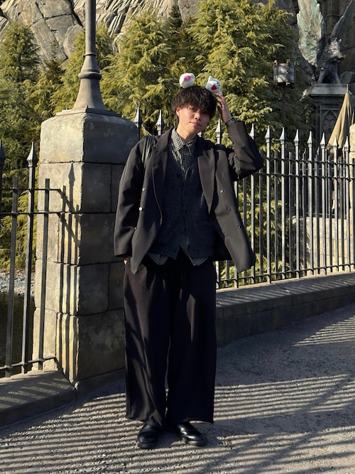 SINSS ジャギーニットミックスカーディガン　L Shaggy knit mix cardigan / シャギーニットミックス