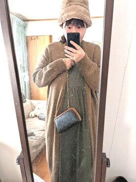 「アイテム（ワンピース/ドレス）」を使った、sachii0525さん（レディース・173cm・40代）の冬コーディネート
