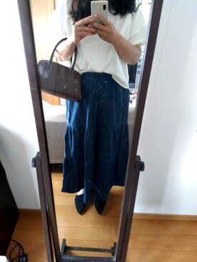 「LARU（ラル）のアイテム」を使った、sachii0525さん（レディース・173cm）の夏コーディネート