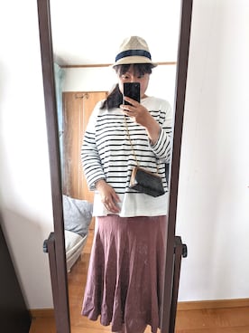 「セリーヌ」｜「アイテム（帽子）」を使った、sachii0525さん（レディース・173cm）の春コーディネート