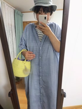「アイテム（ワンピース/ドレス）」を使った、sachii0525さん（レディース・172cm・40代）の夏コーディネート