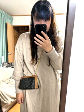 「アイテム（ワンピース/ドレス）」を使った、sachii0525さん（レディース・173cm・40代）の秋コーディネート