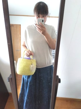 「LARU（ラル）のアイテム」を使った、sachii0525さん（レディース・173cm）の夏コーディネート