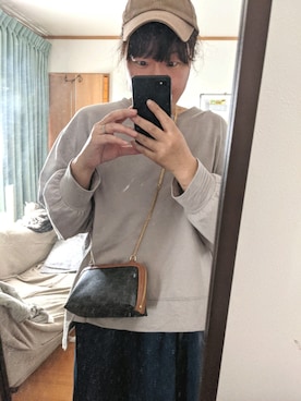 「セリーヌ」｜「アイテム（キャップ）」を使った、sachii0525さん（レディース・173cm）の秋コーディネート