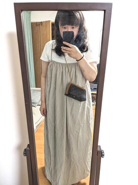「セリーヌ」｜「アイテム（ワンピース/ドレス）」を使った、sachii0525さん（レディース・173cm）の春コーディネート