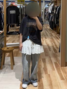 森村さん(レディース・154cm)の夏コーディネート