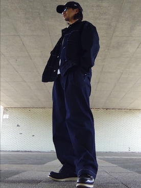 HEAVY OZ WIDE DENIM SET-UPを使った人気ファッションコーディネート 
