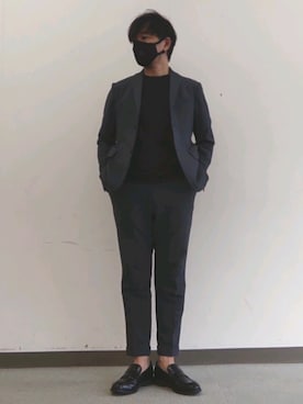 「BEAUTY&YOUTH UNITED ARROWS（ビューティーアンドユースユナイテッドアローズ）のアイテム（セットアップ）」を使った、なおさん（メンズ・165cm）の夏コーディネート