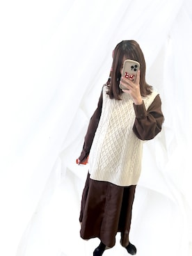 「9ヶ月」｜あいのすけさん（レディース・160cm）の冬コーディネート