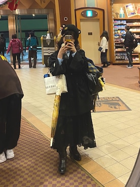 「アイテム（ワンピース/ドレス）」を使った、rinさん（レディース・153cm）の秋コーディネート