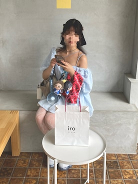 「Mardi Mercredi（マルディメクルディ）のアイテム」を使った、rinさん（骨格ウェーブ・レディース・153cm）の夏コーディネート