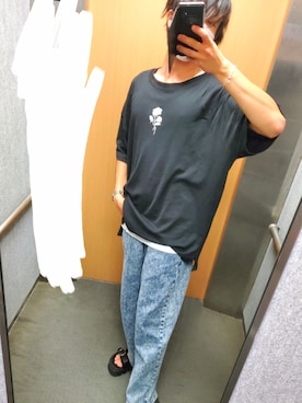 「薔薇」｜「アイテム（アクセサリー）」を使った、zyari.boyさん（メンズ・178cm）の夏コーディネート