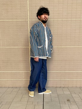 「BIG MAC（ビッグマック）のアイテム」を使った、kenichi hiragaさん（メンズ・174cm）の冬コーディネート