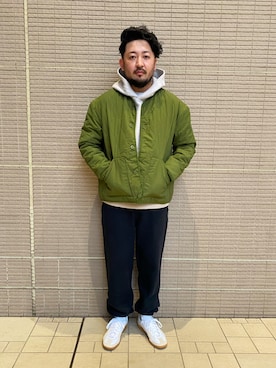 「URBAN RESEARCH Sonny Label（アーバンリサーチサニーレーベル）のアイテム（その他アウター）」を使った、kenichi hiragaさん（メンズ・175cm）の冬コーディネート