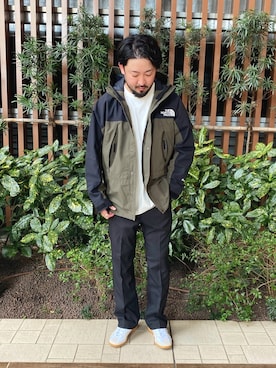 「サニーレーベル」｜「アイテム（ナイロンジャケット）」を使った、kenichi hiragaさん（メンズ・175cm）の春コーディネート