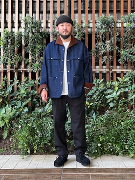 「ARMY TWILL（アーミーツイル）のアイテム（ジャケット/アウター）」を使った、kenichi hiragaさん（メンズ・175cm）の冬コーディネート