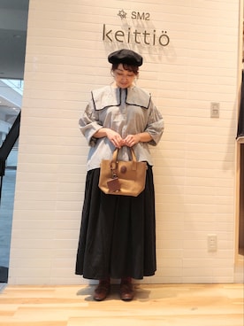 「#秋コーデ」｜「アイテム（帽子）」を使った、いしさん（レディース・165cm）の秋コーディネート