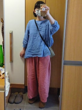 「IKKUNA（イクナ）のアイテム」を使った、IKUYOさん（レディース・170cm）の春コーディネート