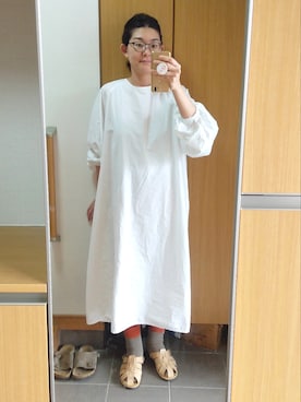 「IKKUNA（イクナ）のアイテム」を使った、IKUYOさん（レディース・170cm）の秋コーディネート