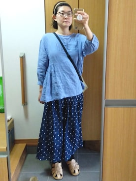 「IKKUNA（イクナ）のアイテム」を使った、IKUYOさん（レディース・170cm）の春コーディネート