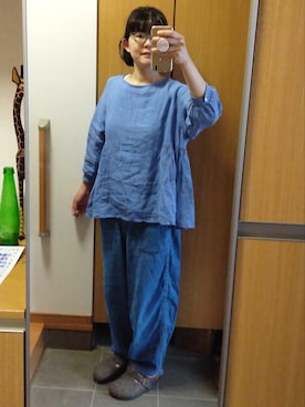 「IKKUNA（イクナ）のアイテム」を使った、IKUYOさん（レディース・170cm）の春コーディネート