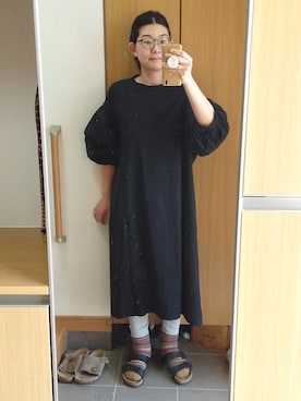 「IKKUNA（イクナ）のアイテム」を使った、IKUYOさん（レディース・170cm）の秋コーディネート