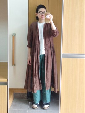 「IKKUNA（イクナ）のアイテム」を使った、IKUYOさん（レディース・170cm）の春コーディネート