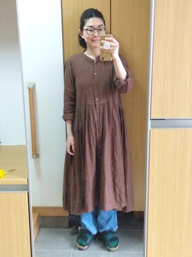 「IKKUNA（イクナ）のアイテム」を使った、IKUYOさん（レディース・170cm）の春コーディネート