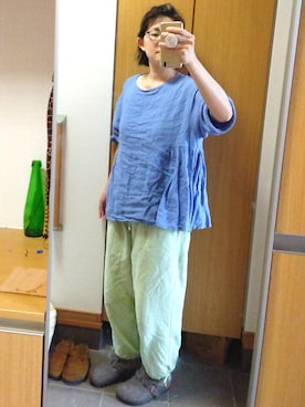 「IKKUNA（イクナ）のアイテム」を使った、IKUYOさん（レディース・170cm）の春コーディネート