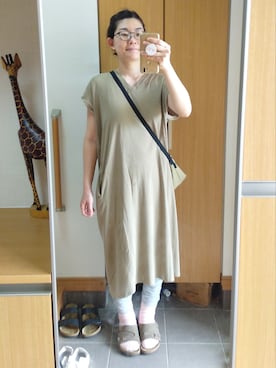 「IKKUNA（イクナ）のアイテム」を使った、IKUYOさん（レディース・170cm）の夏コーディネート