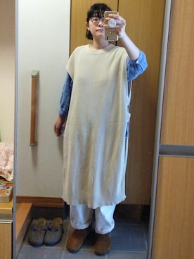 「IKKUNA（イクナ）のアイテム」を使った、IKUYOさん（レディース・170cm）の春コーディネート