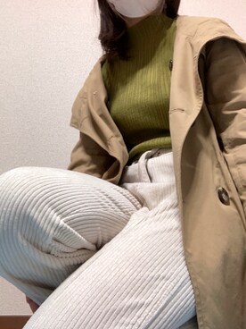「NANO universe（ナノユニバース）のアイテム（トレンチコート）」を使った、ana.さん（レディース・156cm）の秋コーディネート
