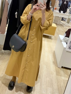 「ニコアンド」｜「アイテム（ローファー）」を使った、ana.さん（レディース・156cm）の秋コーディネート