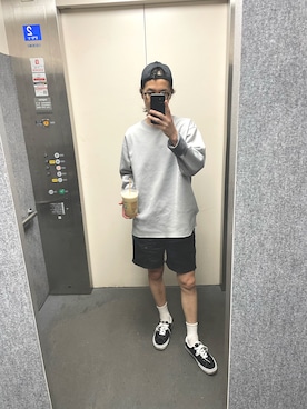 「MONKEY TIME（モンキータイム）のアイテム（その他パンツ）」を使った、deportivoさん（メンズ・167cm）の春コーディネート