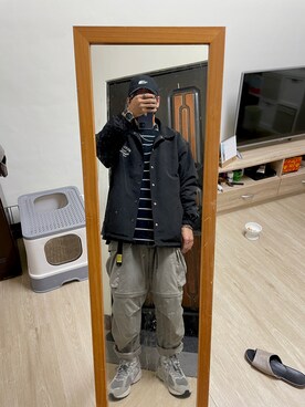 「AGILITY（アジリティー）のアイテム」を使った、patrickblackさん（メンズ・170cm）の冬コーディネート